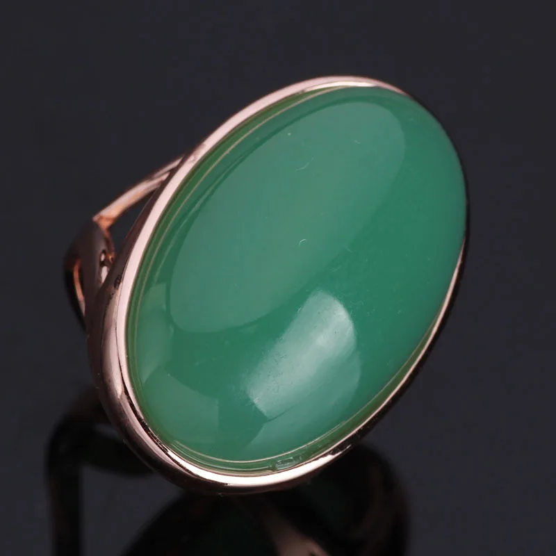 Новый бренд модные ювелирные изделия мужская розового золота овальной формы