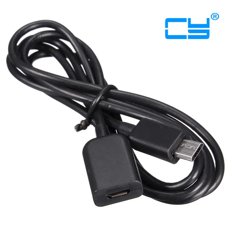 Высококачественный 1 м Micro USB 2 0 B 5 контактный штекер гнездо m/F УДЛИНИТЕЛЬ для