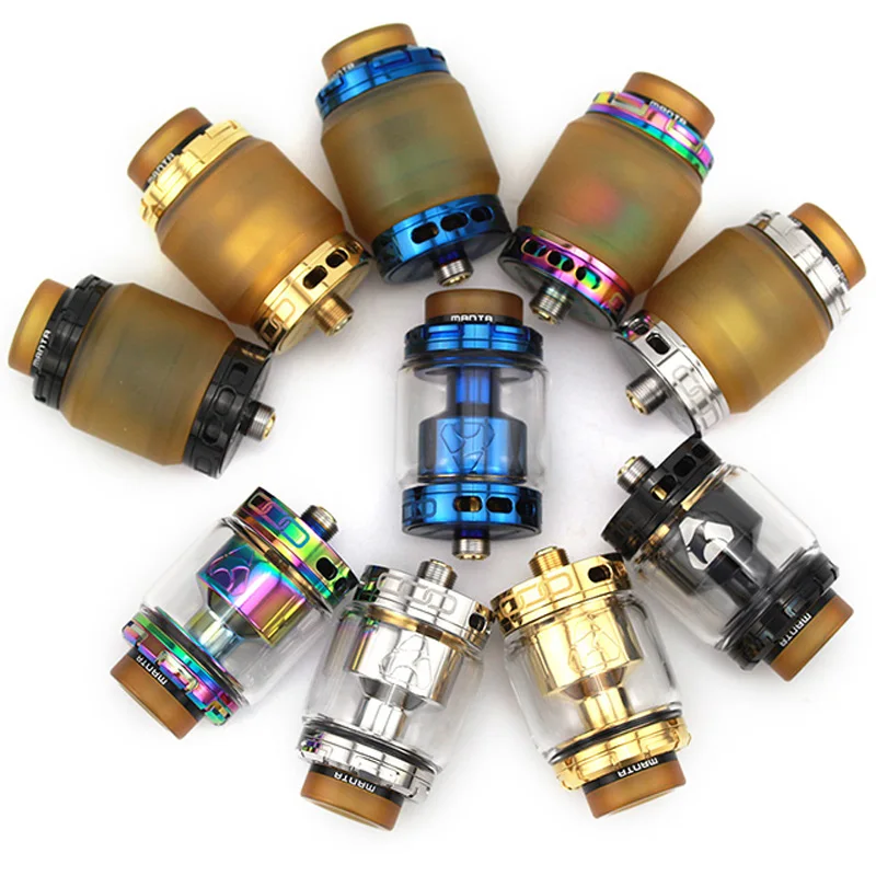 Оригинальный Advken MANTA RTA бак 24 мм Диаметр Manta электронная сигарета атомайзер с