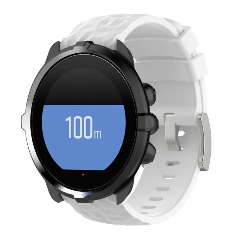 Ремешок силиконовый для Suunto Spartan Sport Hr Baro мягкий сменный Браслет Suunto9 9 аксессуары