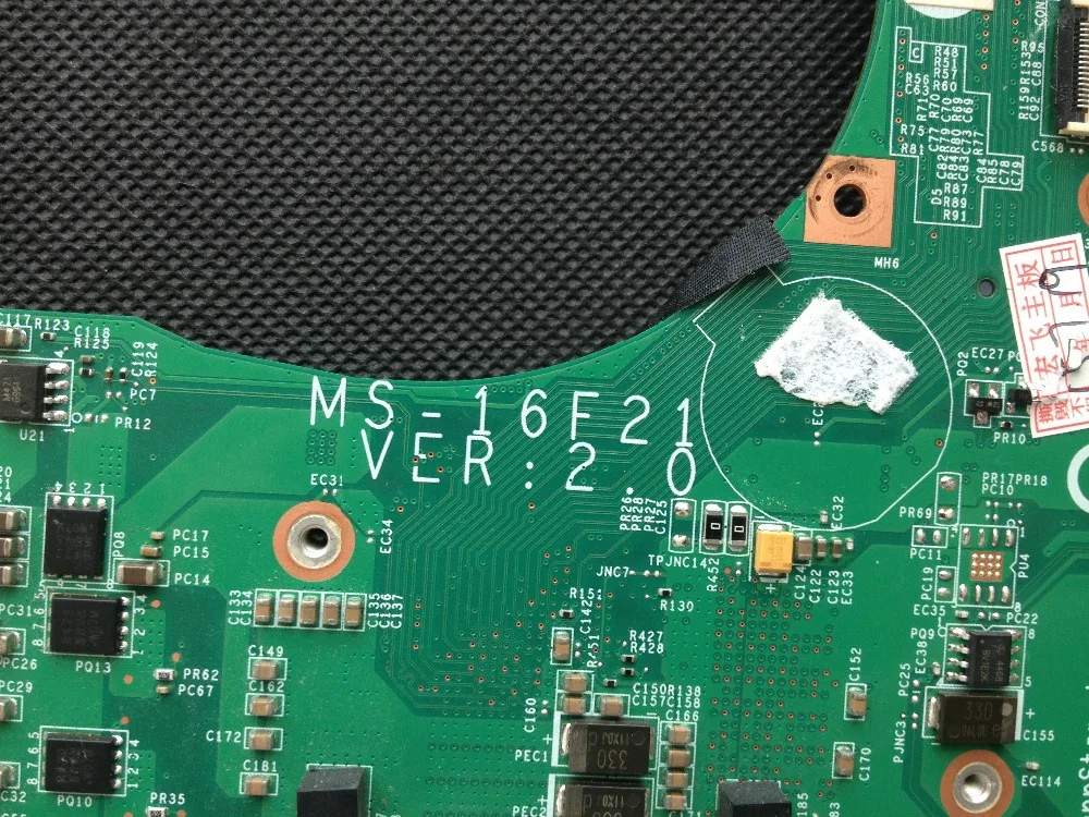 Для MSI GT683DXR Плате Ноутбука MS-16F21 REV: 2.0 Материнская Плата 100% Тестирование Идеально