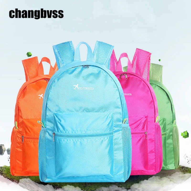 Портативный складной рюкзак для путешествий и пикника легкий дорожный