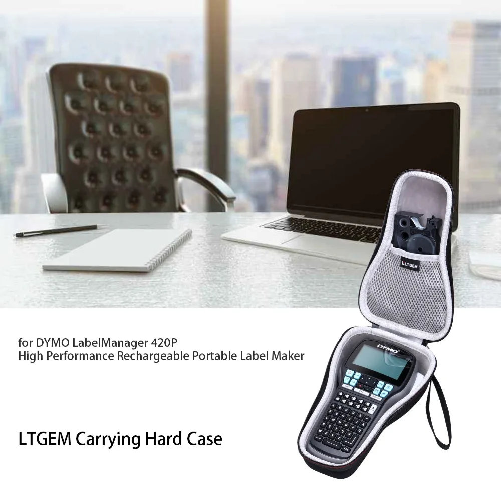 LTGEM EVA жесткий чехол для хранения переносная коробка DYMO LabelManager 420P