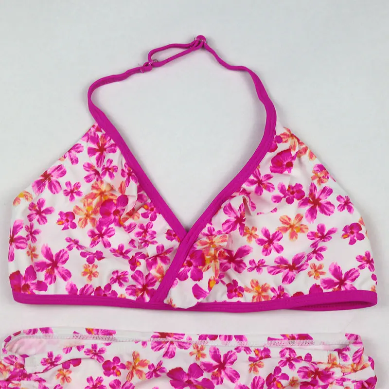 

Children Split Swimwear Girls Floral Bikini Girl Bathing Suit Girl Beach Swimsuits Bikini 2pcs Beach Wear Kid Girl Bikini Set