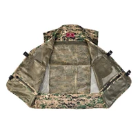 camouflage fishing vests quick dry multifunctional polyester fishing clothing multi pocket waistcoat hunt hike fisherman clothes