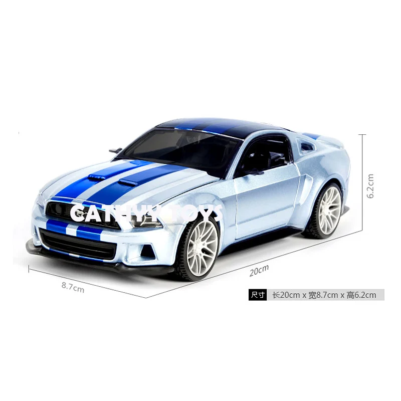 1:24 Need For Speed 2014 Ford Mustang GT 5 0 Модель литья под давлением гоночная машина игрушка для