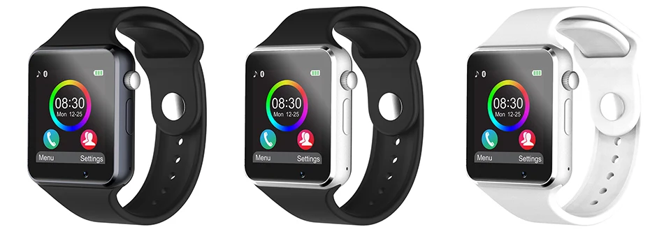 SIKEMEI Bluetooth Смарт Умные Часы SmartWatch телефон с Шагомер Сенсорный экран Камера Поддержка TF sim-карты для смартфонов IOS и Android