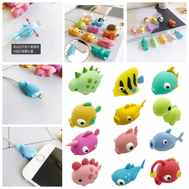 Кабель Bite Animal Bite протектор для Iphone/ipad/ipod Cable Bite Biters органайзер для USB аксессуар для телефона, держатель для кабеля 1 шт