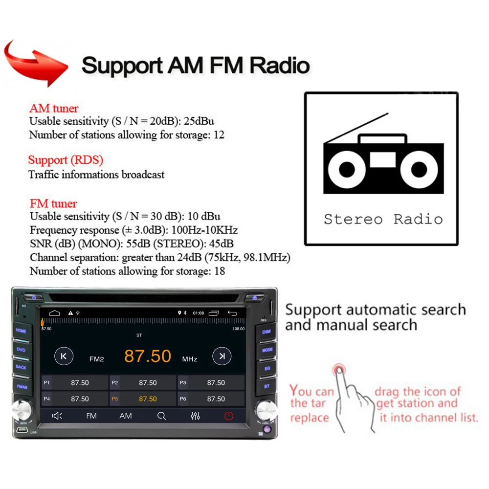 6 2 &quotHD Android 9 0 автомобильные радио DVD CD MP5 видео плеер 2Din AM FM Авторадио 2G RAM TF SD GPS Wifi