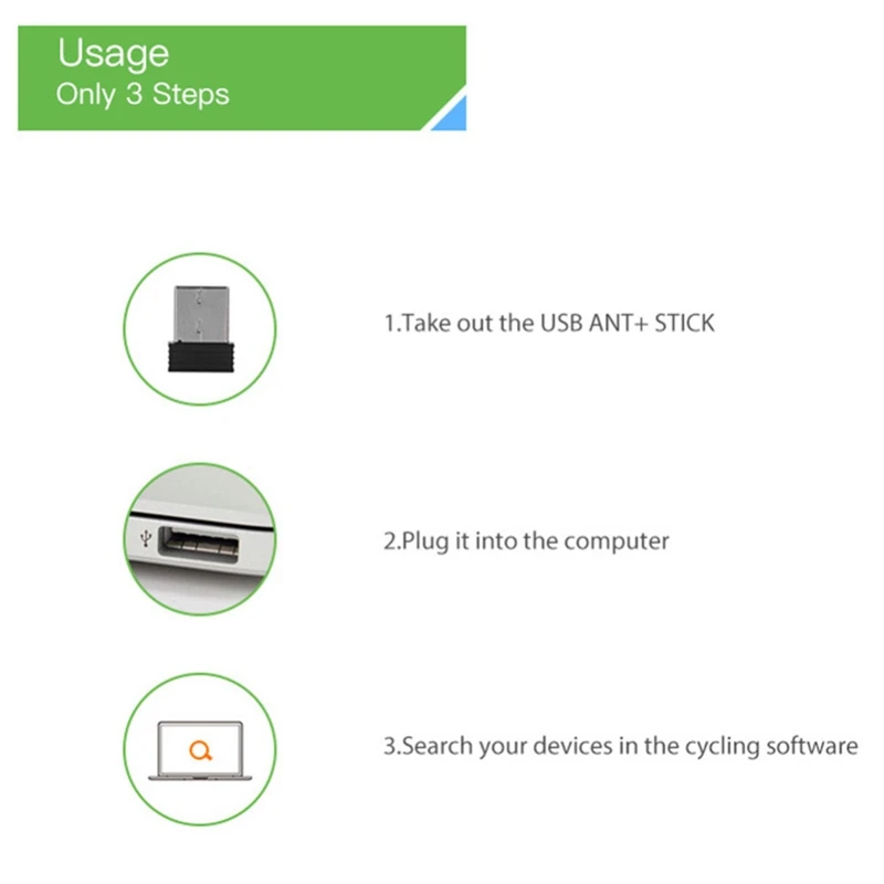 Горячая Портативный Ключ USB Стик адаптер Велосипед Компьютер тренер велосипед муравей+ USB палка адаптер Профессиональный