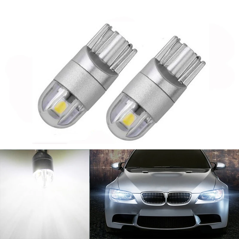 2 шт. автомобисветодиодный светодиодные ламсветильник T10 Canbus W5W для BMW E46 E39 E91 E92 E93