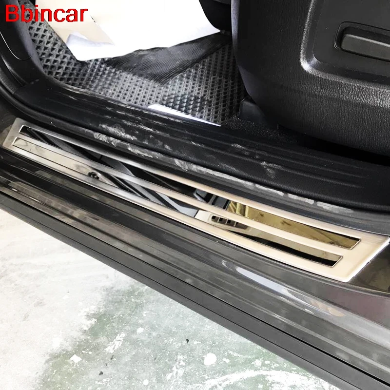 

Bbincar Car аксессуары Нержавеющая сталь внешняя Накладка порога Обложка 4 шт. для 4 двери для Mazda CX-5 CX5 2017 2018