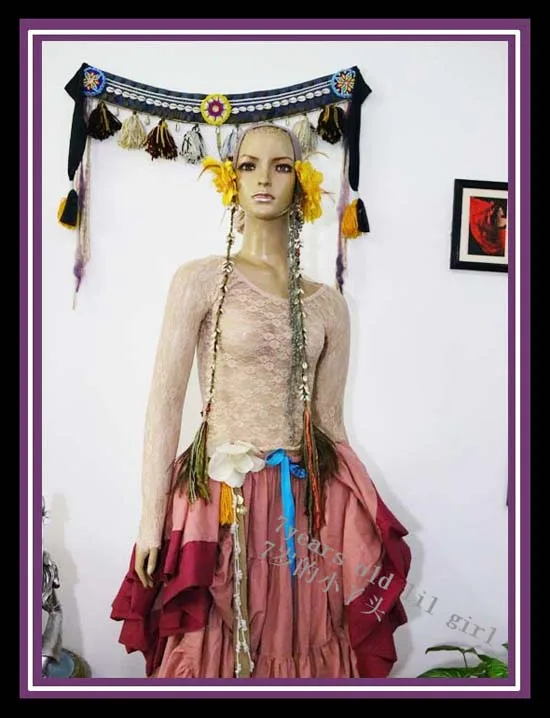 

Lace Belly Dance Long Top DP55