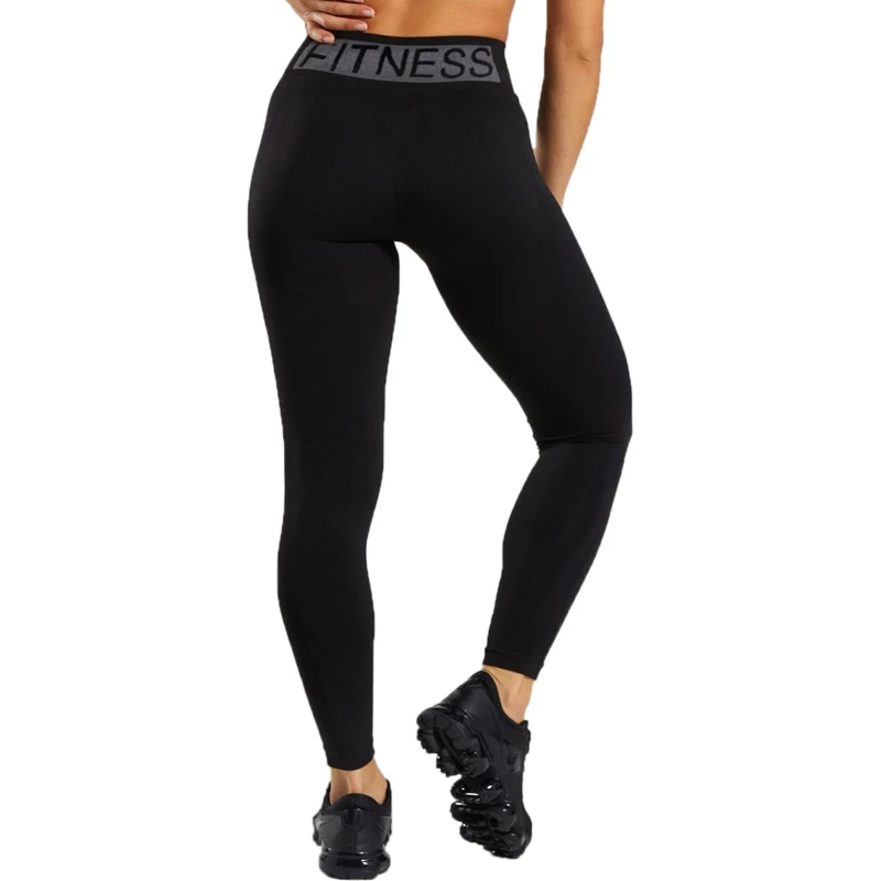 

Seamless Leggings Letter Fitness High Waist Booty Sport Leggings Tummy Control Yoga Pants Workout Gym Leggings Athletic Tights