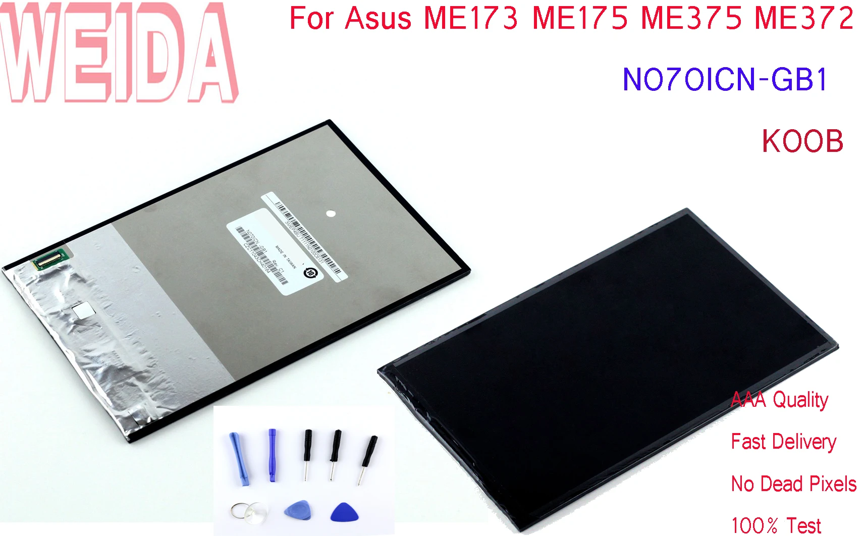 WEIDA/N070ICN GB1 ЖК дисплей Дисплей запасные части для Asus ME173 ME175 ME375 ME372 /ME173 K00B