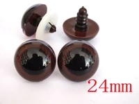 free shipping 60pcs 24mm brown safety eyesplastic high quality new arrival hot safety eyes for toy