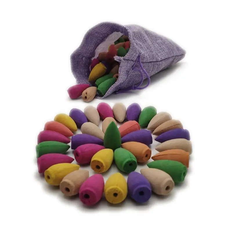 Натуральные Ароматические конусы Backflow ароматические палочки водопад из