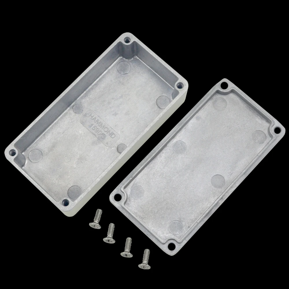 2 шт. алюминиевый корпус для гитарных эффектов 1590 г|hammond 1590g|enclosure pedaldiecast aluminum |