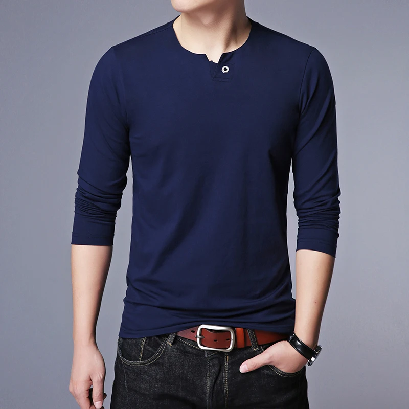 Мужские хлопковые однотонные футболки лидер продаж 2017 новая приталенная Мужская