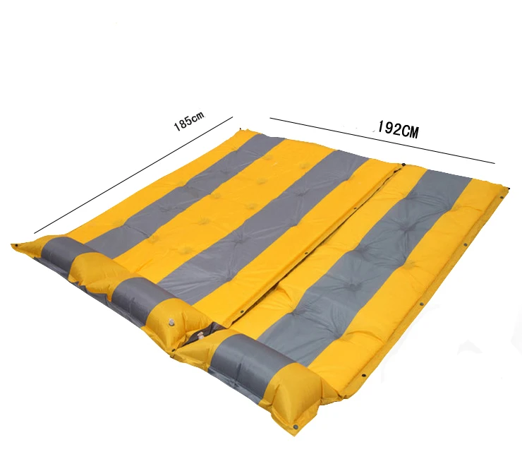 

New arrive high quality 3 person widen moistureproof comfortable camping outdoor mat with pillows can be spliced