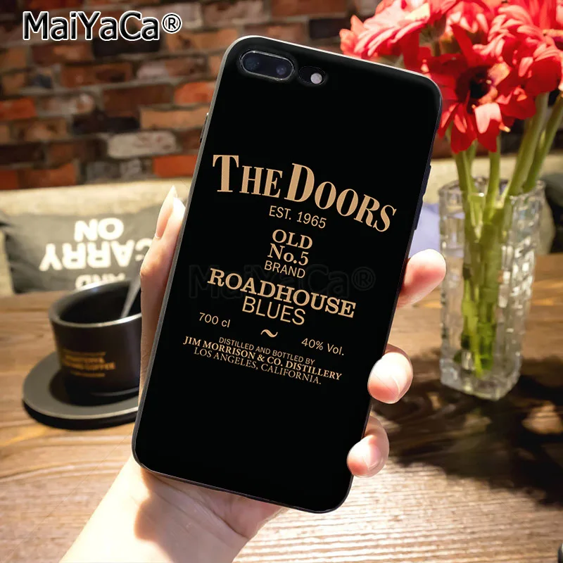 MaiYaCa the Door jim morrison Luxury High end phone Accessories Case for iPhone 7plus 8 6 6S Plus X 5S 11 12pro SE shell|Бамперы| |
