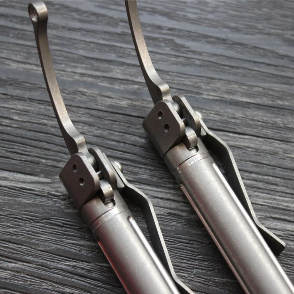 EDC Шестерня титановая тактическая ручка сифон для письма карманная мини