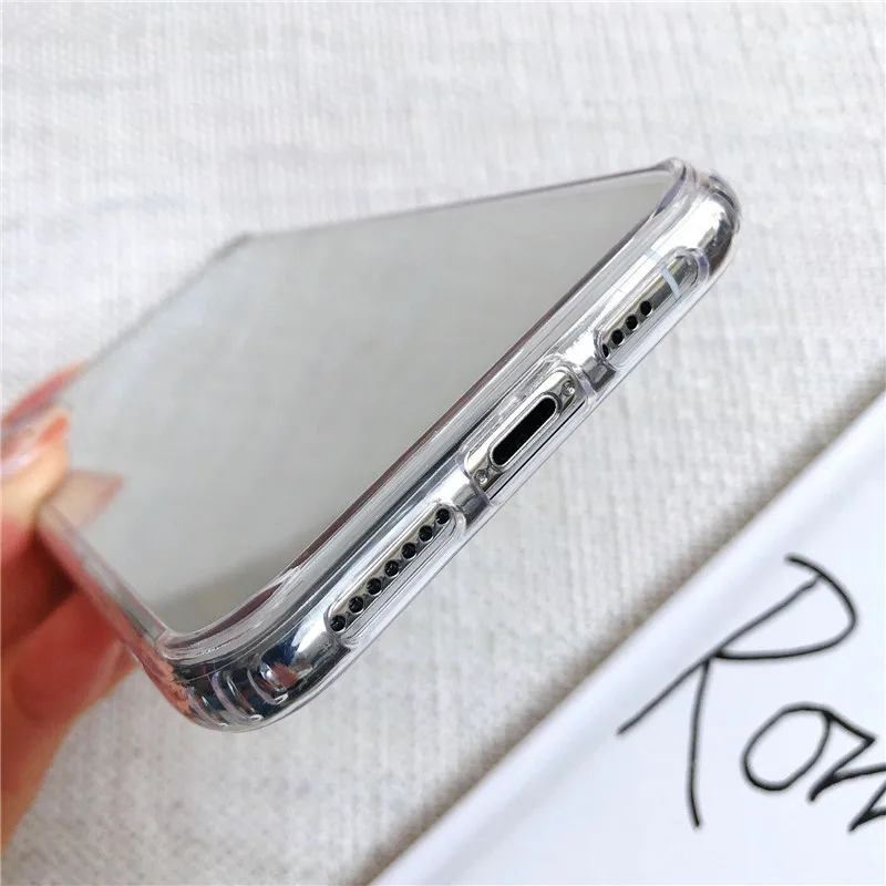 Crystal clear hard Acrylic back cover soft TPU case for iPhone X XS 11 Pro Max 7 Plus 8 XR transparent |
