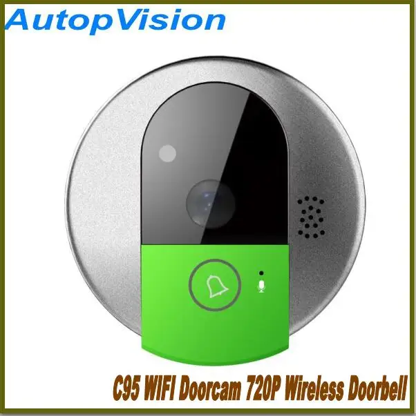C95 дверная камера IP EYE HD 720P беспроводной дверной звонок WiFi Android телефон управление