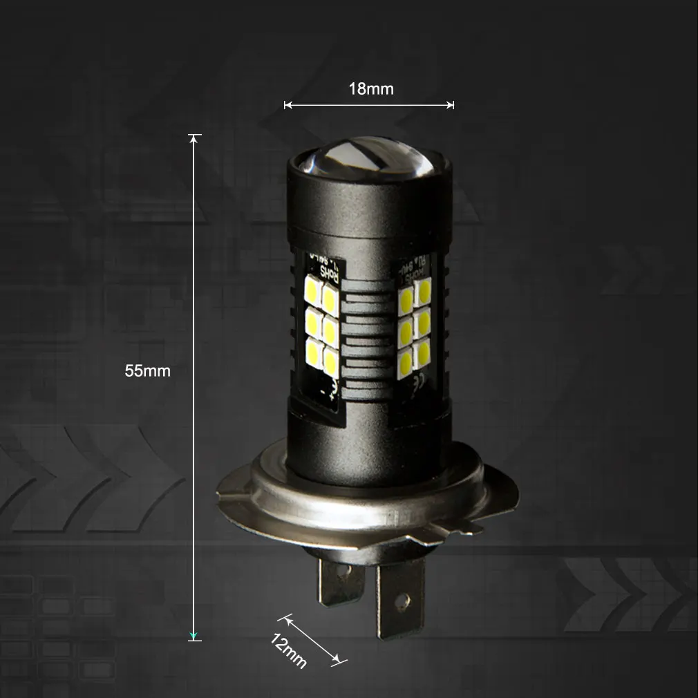 2 шт H7 Led H11 H8 9005 HB3 9006 HB4 21SMD 3030 лампы автомобиля Противотуманные дальнего света авто лампы 1200Lm 6000 K белый 3000 K Золотой 12 V