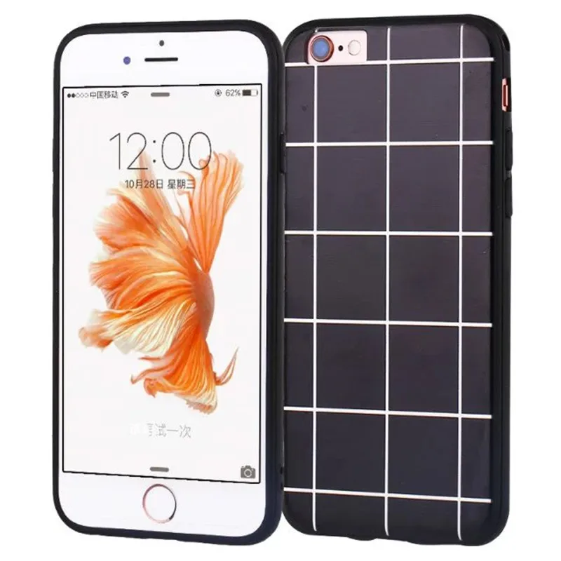 Бренд i6 Телефон Случае Для Apple iPhone 6 s 3D край Мягкой силикон + Акриловые камеры