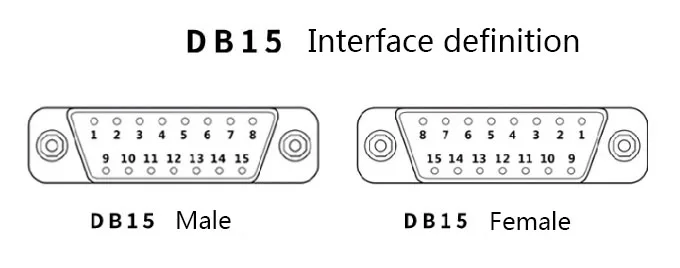 Db15 pin беспаечная электрическая вилка Мужской разъем мужской/женский с корпус соединителя 2 ряда клеммный блок разъем