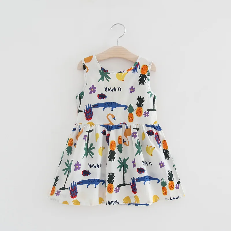 Детское хлопковое платье с рукавами для подростков Летняя одежда Vestidos Платье