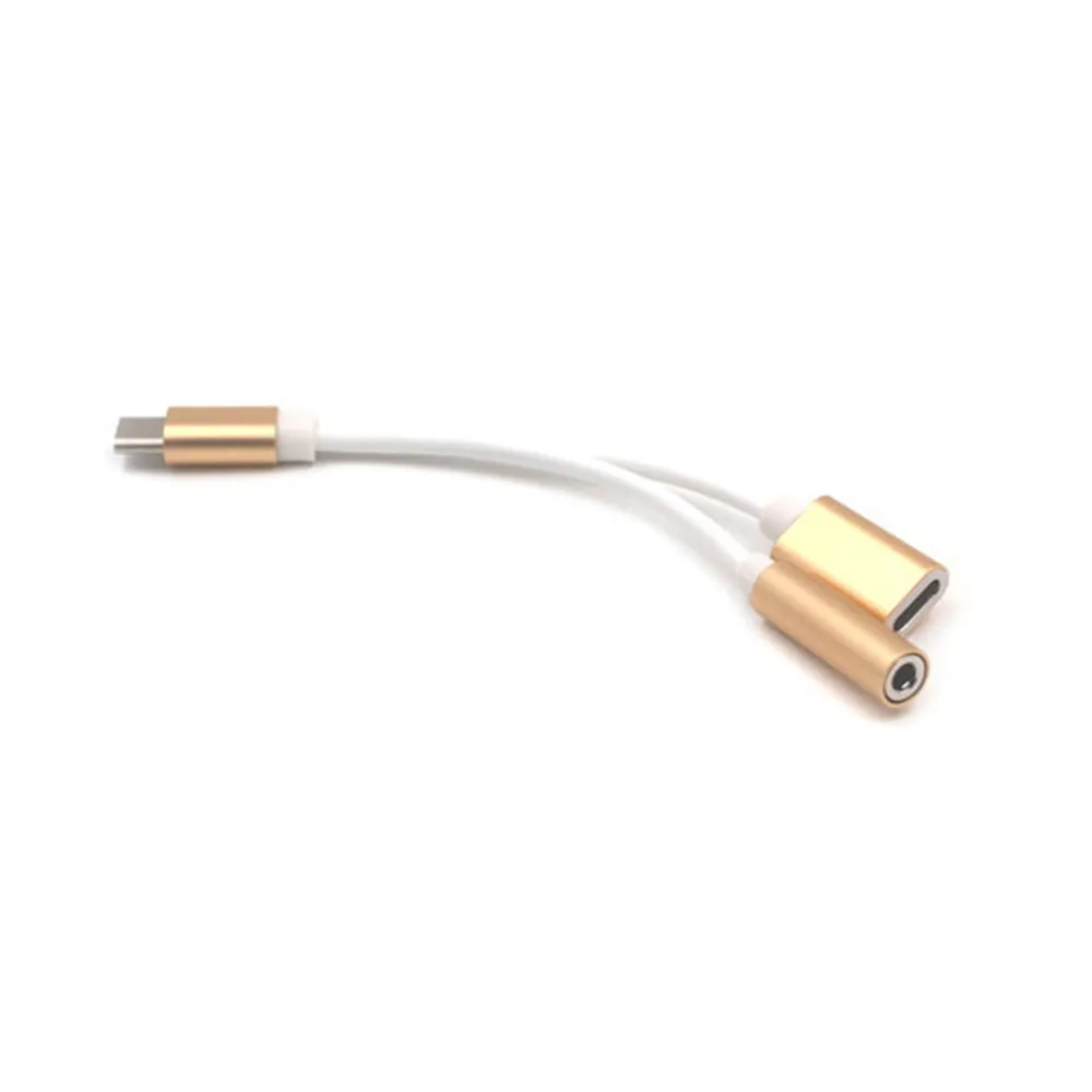 EPULA Новый 2в1 USB-C кабель USB Тип C до 3 5 мм разъем AUX аудио Type-C наушники гарнитура