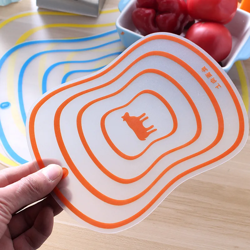 New Kitchen Chopping Blocks Tool Flexible Transparent Cutting Board PP Boards Classification Hot|Измельчающие блоки| |