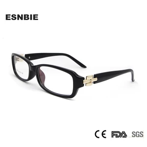 ESNBIE женские очки, оптические оправы, роскошные дизайнерские женские квадратные оптические очки, черная оправа для очков для женщин