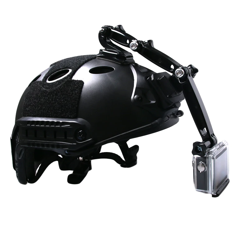 Селфи-палка для селфи удлинительная 3-сторонняя рукоятка шлема аксессуары с