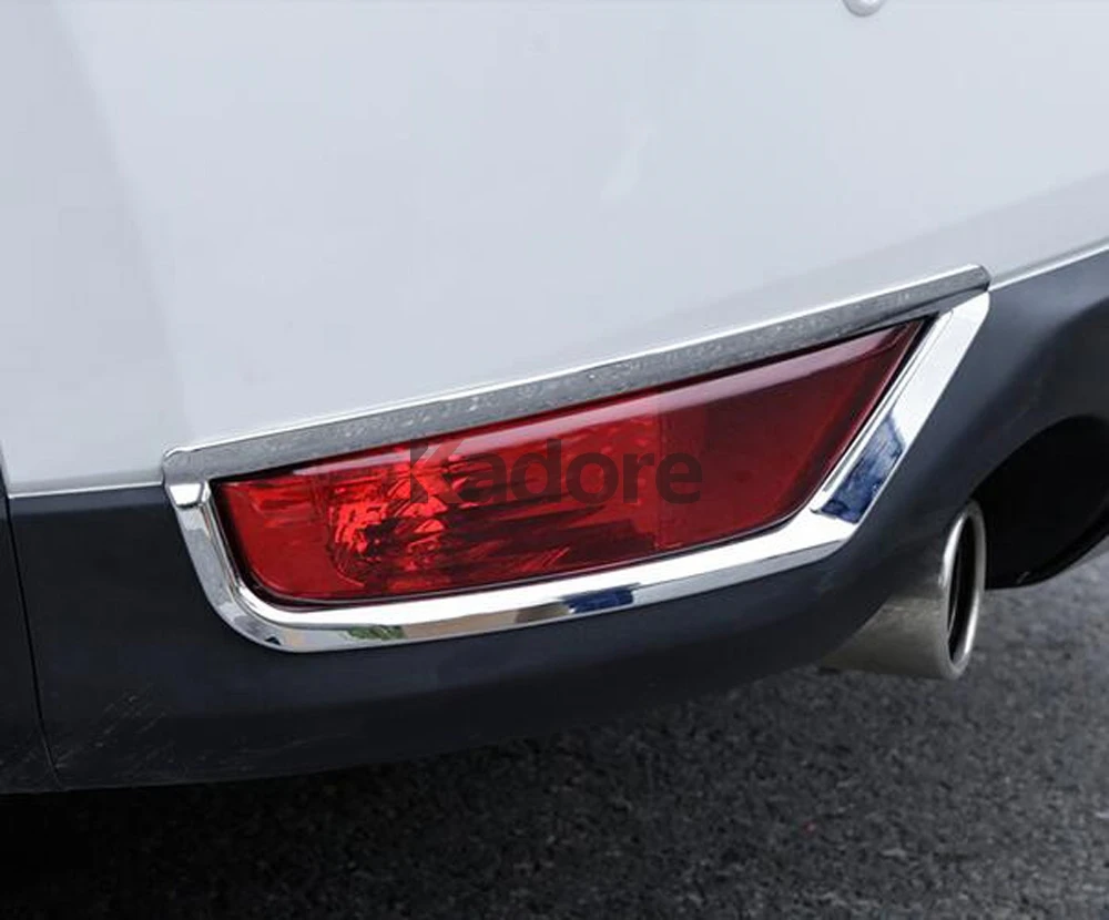 Для Mazda CX5,- KF ABS хромирование, задняя часть автомобиля противотуманных фар крышки лампы бампер облицовочная крышка защита Стайлинг