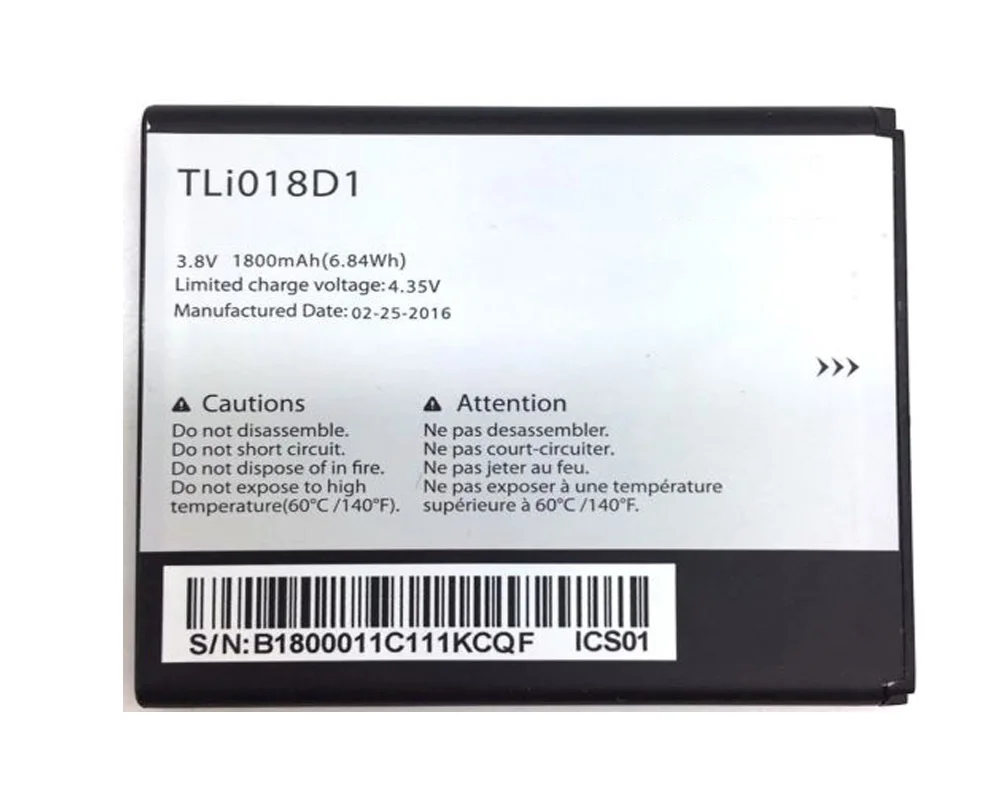 ISUNOO 3 8 V 1800mAh TLi018D1 для Alcatel OneTouch pop 3(5) 5051A 5015D аккумулятор|Аккумуляторы мобильных