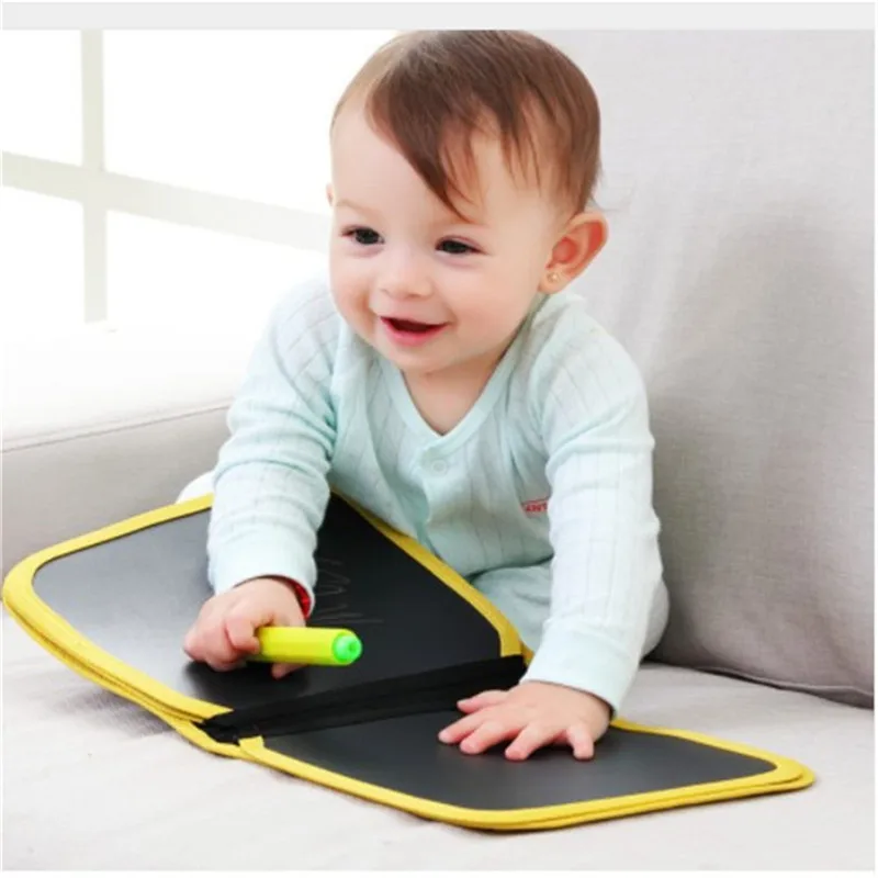 

Baby Doodle Book Dust-free Recyclable Washable Not Torn Drawing Board Creative Toy Infant Painting Tools Gift Cute Animal Style