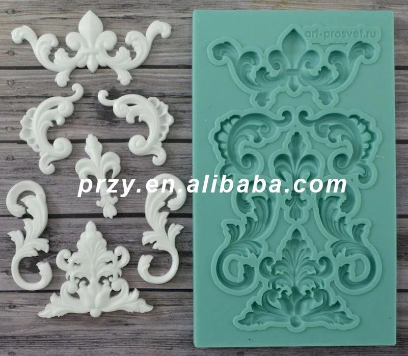 Набор силиконовых форм для украшения тортов монограммы помадка силиконовая