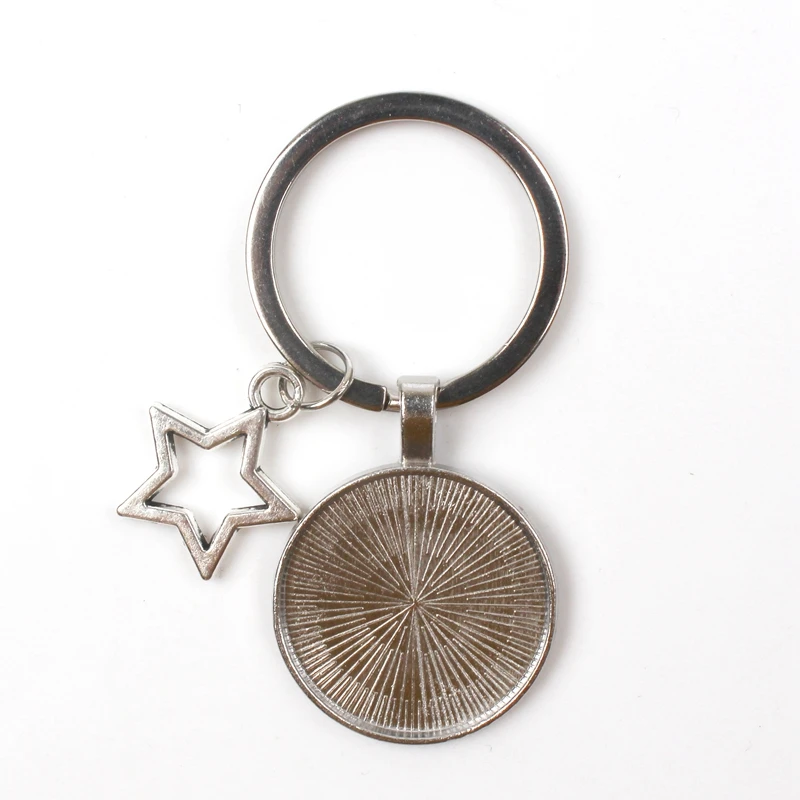 

2019 New fashion star keychain MerciMaitresse cute key ring bag charm glass ornaments car men and women favorite souvenir gift