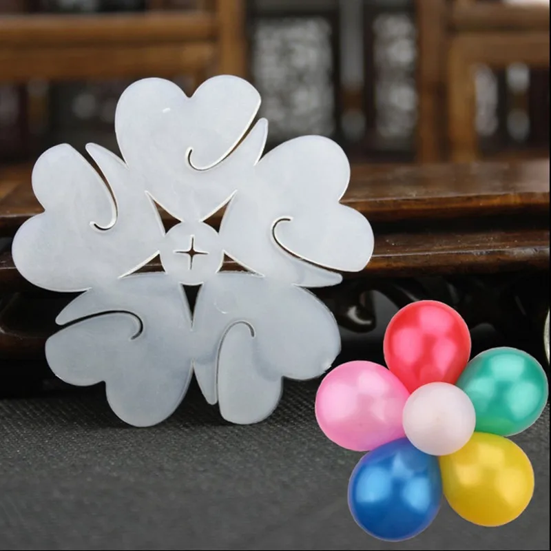 5 шт. цветок шар клип зажимы День рождения шары воздушный с гелием Anniversaire кнопки |