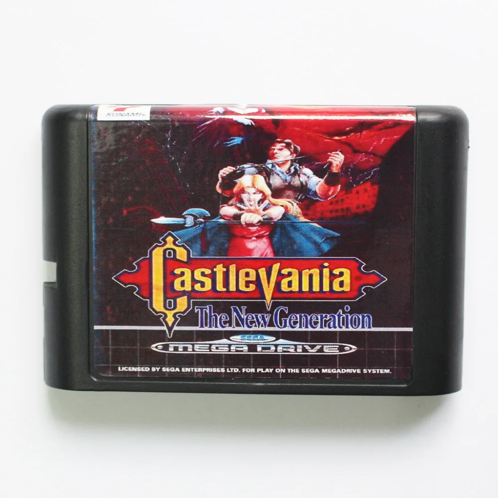 Castlevania нового поколения 16 бит MD карточная игра для Sega игры Mega Drive Genesis|16 bit|md game16 bit md