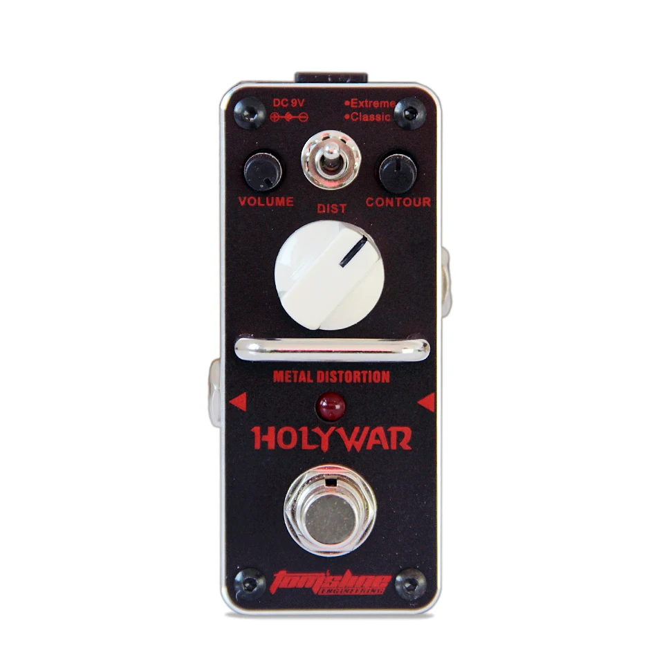 

AROMA AHOR-3 HOLY WAR Guitar Pedal True Bypass Metal distortion Mini Analogue Effect Pedals for Guitarra Accessory