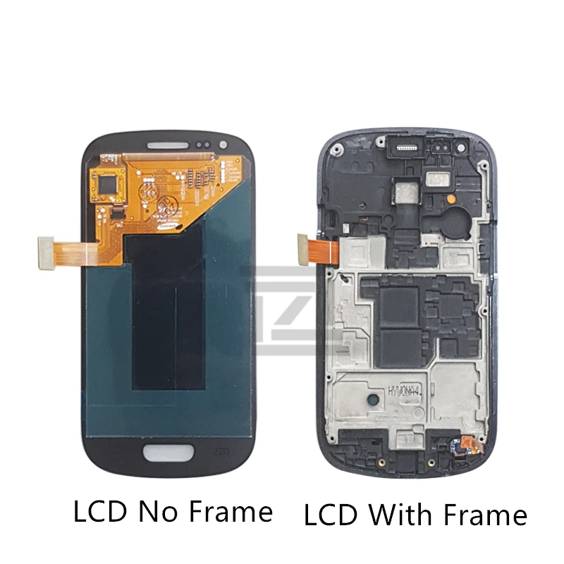 Для SAMSUNG Galaxy S3 Mini ЖК-дисплей i8190 кодирующий преобразователь сенсорного экрана в сборе с рамкой дисплея S3 Mini i8195 i8200 запасные части