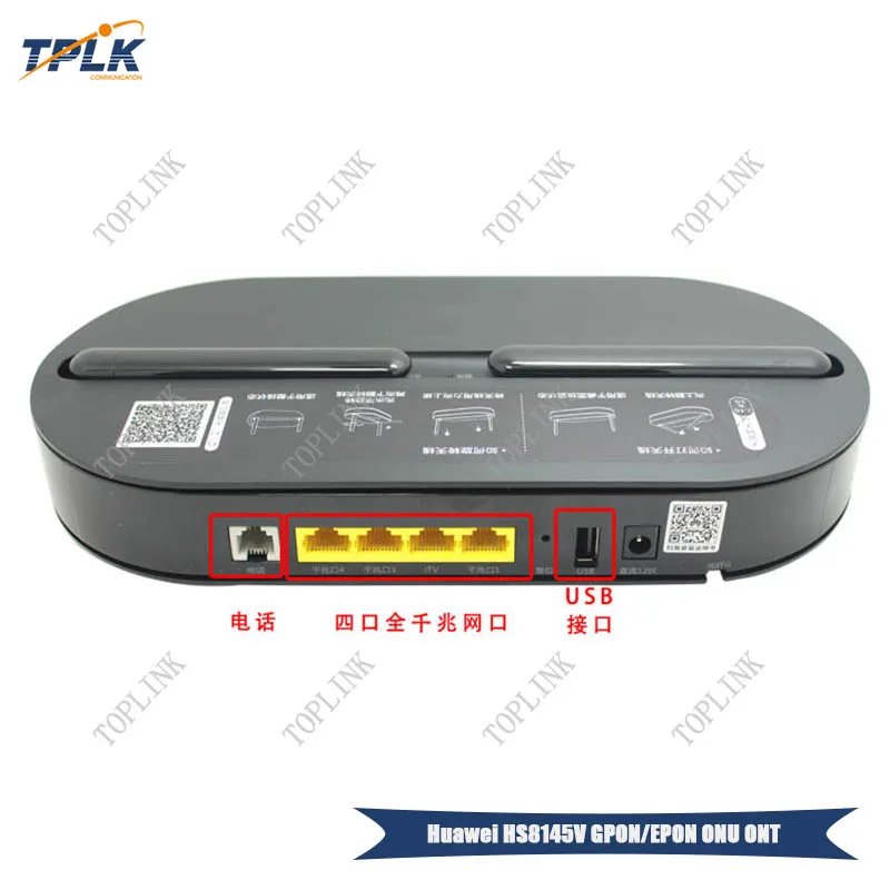 Б/у HS8145V GPON ONU ONT с 4GE + 1Tel 1USB 2Wi-Fi 2 4G и 5G двухдиапазонный Wi-Fi Лучшая цена | Мобильные