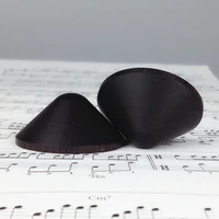 round head large self adhesive speaker spike ebony wood for hifi stereo equipment power floor mat stand 43 mm 4 sets lot