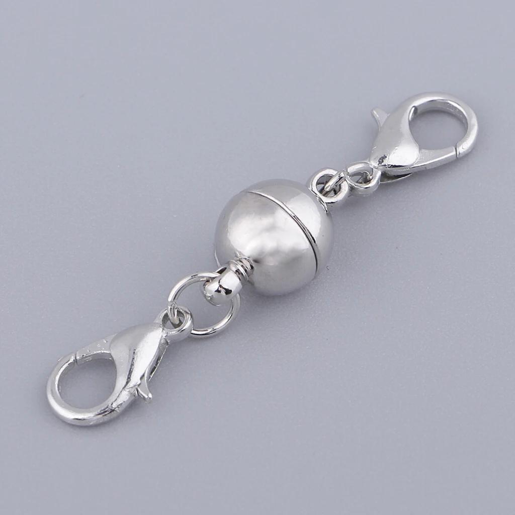 

5 pieces Fashion Tone Magnetic Lobster Clasp for Necklace Bracelet Magnetic Hook Jewelry Making DIY Findings
