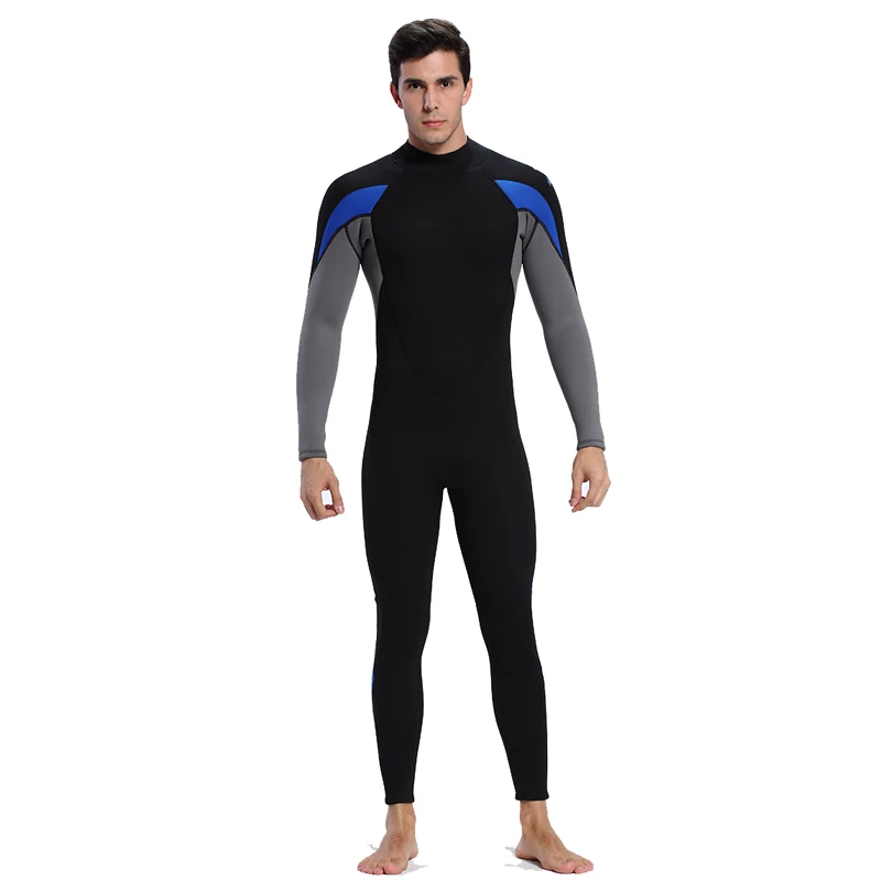 

Men's Spearfishing Wetsuit 3MM Neoprene SCR Superelastic Diving Suit Waterproof Warm Professional Surfing Wetsuits Full Suit