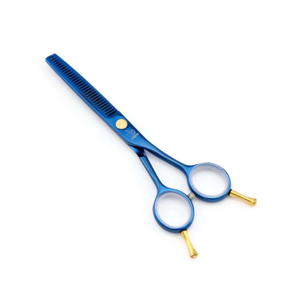 Hair scissors 5.5 INCH Left hand and Right Japan Black Blue Golden Rainbow Suit optional Lyrebird NEW | Красота и здоровье